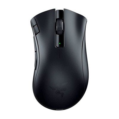 (Renewed) Razer DeathAdder V2 X Hyperspeed: Award-Winning Ergonomic Design - Ultra-Fast Hyperspeed Wireless Ergonomic Gaming Mouse - 235hr Battery Life - RZ01-04130100-R3A1, Black