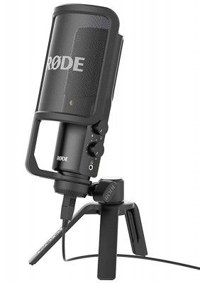 (Renewed) Rode NT-USB USB Condenser Microphone, Black