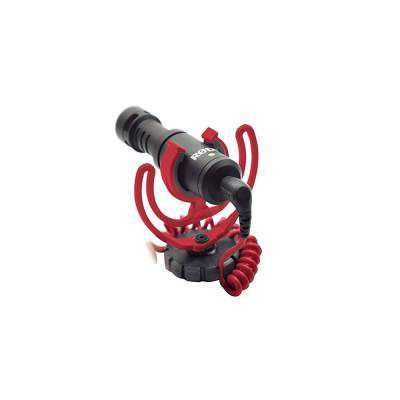 (Renewed) Rode VIDEOMICRO Compact On-Camera Microphone with Rycote Lyre Shock Mount (Black)