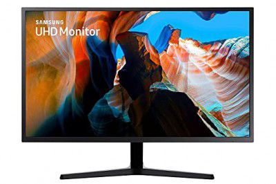 (Renewed) Samsung 32-inch (72.95cm) Flat UHD Monitor with 178 Degree Viewing Angle - LU32J590UQWXXL