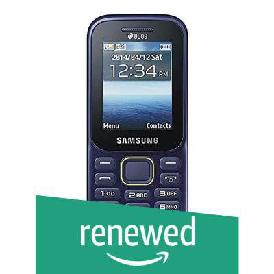 (Renewed) Samsung Guru Music 2 SM-B310E (Blue)