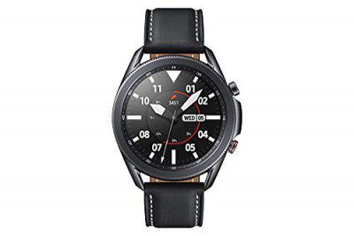 (Renewed) Samsung SM-R840NZKAINS Bluetooth Watch 3- Black, Leather (Wireless)