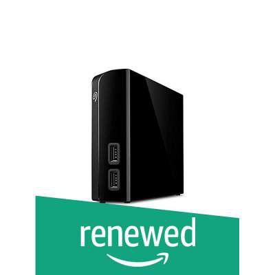 (Renewed) Seagate Backup Plus Hub 10 TB External Hard Drive Desktop HDD – USB 3.0, for Computer Desktop Workstation PC Laptop Mac