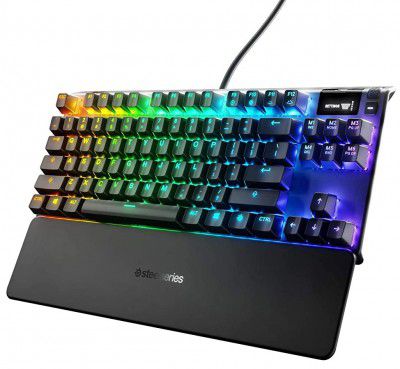 (Renewed) SteelSeries Apex 7 TKL Compact Mechanical Gaming Keyboard