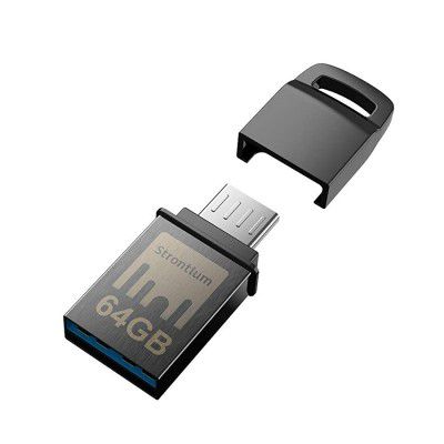 (Renewed) Strontium Nitro64Gb One OTG 3.1 150 MBPS (Grey)
