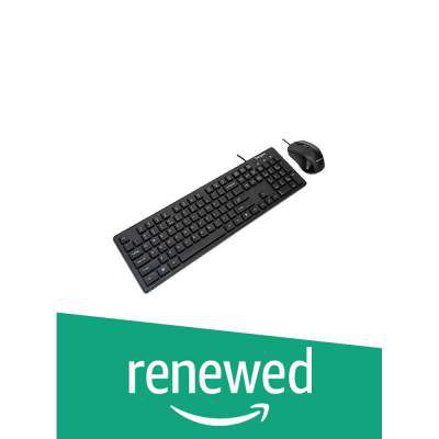 (Renewed) Targus KM200 USB Keyboard and Mouse Combo