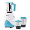 (Renewed) USHA RapidMix 500-Watt Copper Motor Mixer Grinder with 3 Jars (Sea Green/White)...