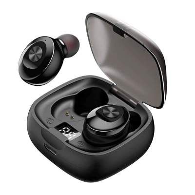 (Renewed) WeCool Moonwalk M1 True Wireless Earbuds (TWS) IPX 5 and Digital Display Charging Case, Bluetooth Earphones with Mic for Calls and HD Stereo Music