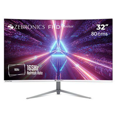 (Renewed) Zebronics ZEB-AC32FHD Curved Slim Gaming LED Monitor