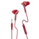 (Renewed) ZEBRONICS Zeb-Bro in Ear Wired Earphones with Mic, 3.5mm Audio Jack, 10mm Drivers, Phone/Tablet Compatible.(Red)...