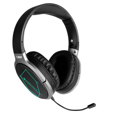 (Renewed) Zebronics Zeb-Envy Bluetooth Headphone with 33hrs Playback time 3 Led Modes and Detachable Mic