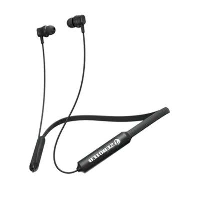 (Renewed) ZEBSTER Style 602 in Ear Wireless Neckband with Bluetooth 5.2, Voice Assistant Support, Call Function, Splash Proof Design (Black)