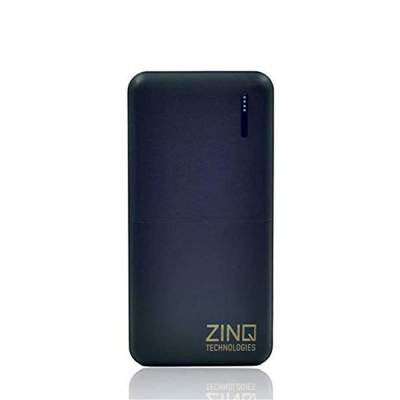 (Renewed) Zinq Technologies Z20KPB 20000mAh Lithium Polymer Power Bank with Dual USB Output (Black)