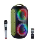 (Renewed) Zoook Rocker Show Stopper 100 watts Karaoke Bluetooth Party Speaker with Guitar Input,LED Lights,Remote,Wireless Mic...
