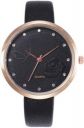 ReniSales  New Latest Collection Black Flower Design Leather Strap Watch For Women Analog Watch - For Girls...