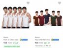 Renox Mens Vests Starting @₹39/-...