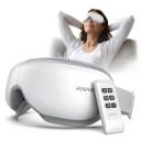 RENPHO Eyeris 1-RENPHO Corded Electric Eye Massager, Heat & Vibration, Remote Control, Compression Bluetooth Music Temple, Rechargeable, for Strain, Stress,Dark Circles,Dry Eyes, Improve Sleep,White...