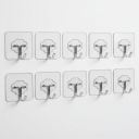 RENVA 15 PCS Adhesive Hooks Kitchen Wall Hooks,Heavy Duty 10 Kilograms(Max) (Flower Hook, 15)...