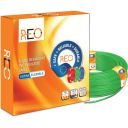 REO by Havells | 0.75 sqmm Copper Wire (90 meter -Green)| Class 5 Conductor (WRFFDNGA1X75)...