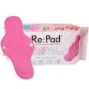 Repad Reusable Cloth Sanitary for Women Overnight Cloth Washable Super-Absorbent, Soft and Comfortable 10 Pads for moderate flow (Pink) Sanitary Pad (Pack of 7) |Lasts Up To 1 .5 Years...