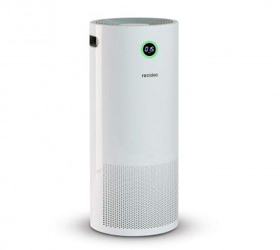 Resideo Air Purifier with Remote Control, Advanced 3 Stage Filtration, AQI sensors with Digital Display, 60 sq.mtrs, 55 Wt (White)