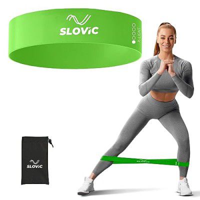Resistance Loop Bands by Slovic 100% Natural Latex Exercise Bands