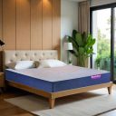 Restolex Anti-Stress Reversible Memory Foam Roll-Pack 6 inch Single Memory Foam Mattress (L x W: 78 inch x 36 inch)...