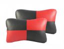 Retina RT998 Universal Car Neck Pillow (Set of 2, Red)...
