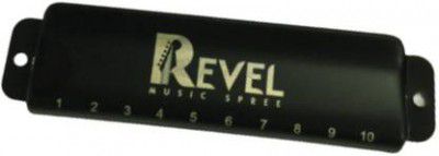 REVEL RVL-HA100CBK Harmonica For Beginner, Hobbyist, Professional black  (black)