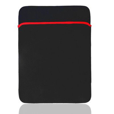 Reversible Black & Red Durable Neoprene Notebook Laptop Case Sleeve Cover Fit 15 inch ACER Apple ASUS Dell Fujitsu HP Lenovo Panasonic Samsung Sony Toshiba Gateway MacBook-FM