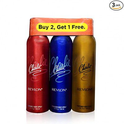 Revlon Charlie Deodorant For Women (Combo Of 3)