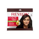 REVLON Color 'n Care NOURISHING PERMANENT HAIR COLOR - 3 Darkest Brown - Has essentials oils of Coconut Argan, Sunflower & Jojoba oil, along with shea butter - Sachet...