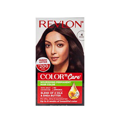 Revlon Color N Care Permanent Hair Color Cream - 181g, Darkest Brown 3N |With Olive and coconut Oil