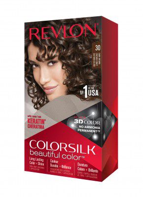 Revlon ColorSilk Permanent Hair Color For Women | Shade - Dark Brown 3N