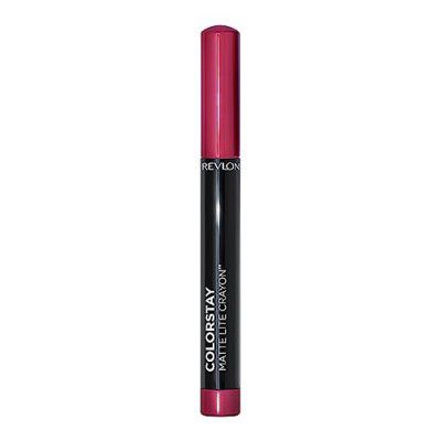 REVLON Colorstay Matte Lite Crayon Lipstick, Ultra-Precise Tip with built in Sharpner
