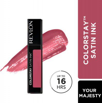 Revlon ColorStay Satin Ink Liquid Lipstick | Longlasting 16 Hrs (Your Majesty, 5 ml)