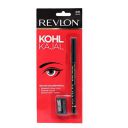 Revlon Kohl Kajal Eye Liner Pencil With Sharpener, Black, 1.14g...