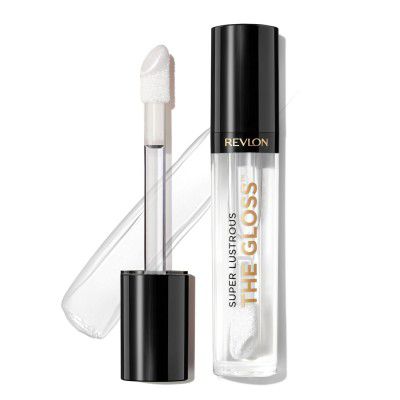 Revlon Super Lustrous The Gloss, Non-Sticky, High Shine Glossy Finish, Lightweight Moisture Enriched With Agave, Moringa Oil Capuacu Butter - Crystal Clear