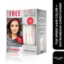 REVLON Top Speed Hair Color For Woman - Brownish Black 68 (with Outrageous Conditioner 190 ml), (3S10978E16463668)...