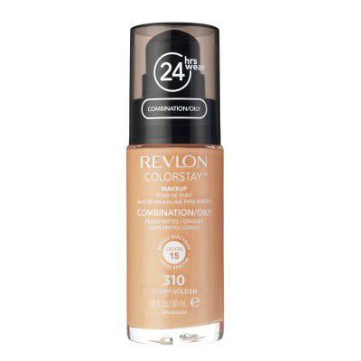 REVLONMatte Colorstay Combination/Oily Skin, SPF 15 Liquid Foundation - Warm Golden, 30ml