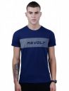 REVOLT Men's Soft & Comfortable Round Neck T-Shirt - Gradation Print, Logo Branding...