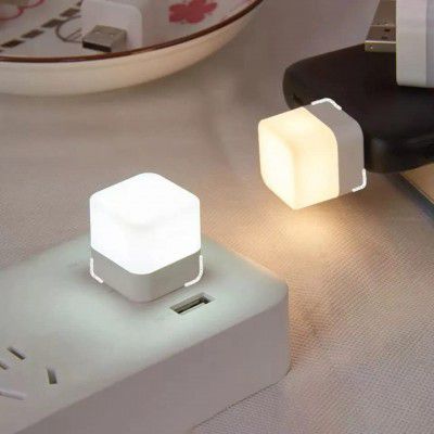 Revwd - Mini USB LED Light, Flexible USB Ambient Light, Mini USB LED Light, Portable Car Bulb (Warm White)