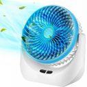 REXERA 4000mAh Rechargeable Desk Fan(Blue)...