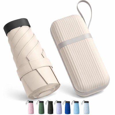 REXERA UV Travel Mini Folding Ultra Compact pastel Umbrella 