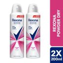 Rexona Advanced Protection Powder Dry | 0% Alcohol | 72H +MotionSense | For Women | 200 ML (Pack of 2)...