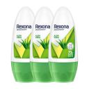Rexona Aloe Vera Underarm Roll-On Deodorant for Women | 72 Hours Long-Lasting Odour Protection | 50ML (Pack of 3)...