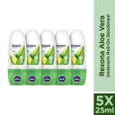 Rexona Aloe Vera Underarm Roll-On Deodorant for Women | 25ML (Pack of 5)...