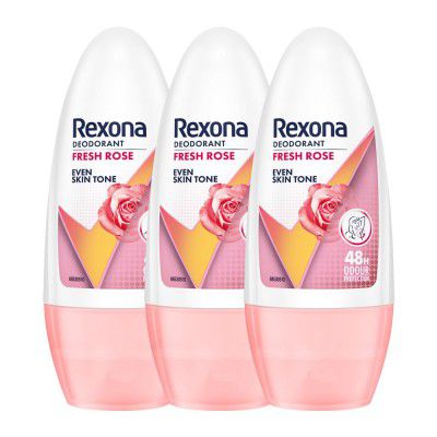 Rexona Fresh Rose Even Skin Tone Underarm Roll-On Deodorant | 50ml