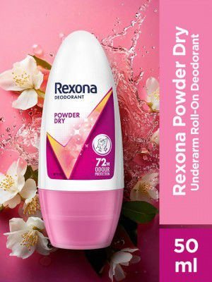 REXONA Powder Dry 48 H Odour Protection Underarm Roll-On Deodorant - 50 ml