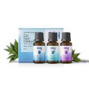 Rey Naturals 100% Natural Aroma Diffuser Essential Oil Set - Rest Focus Inspire - 3 Aromatherapy Blends for Home Fragrance | Stress relief and Headache relief (Ylang Ylang, Rose & Jasmine)...